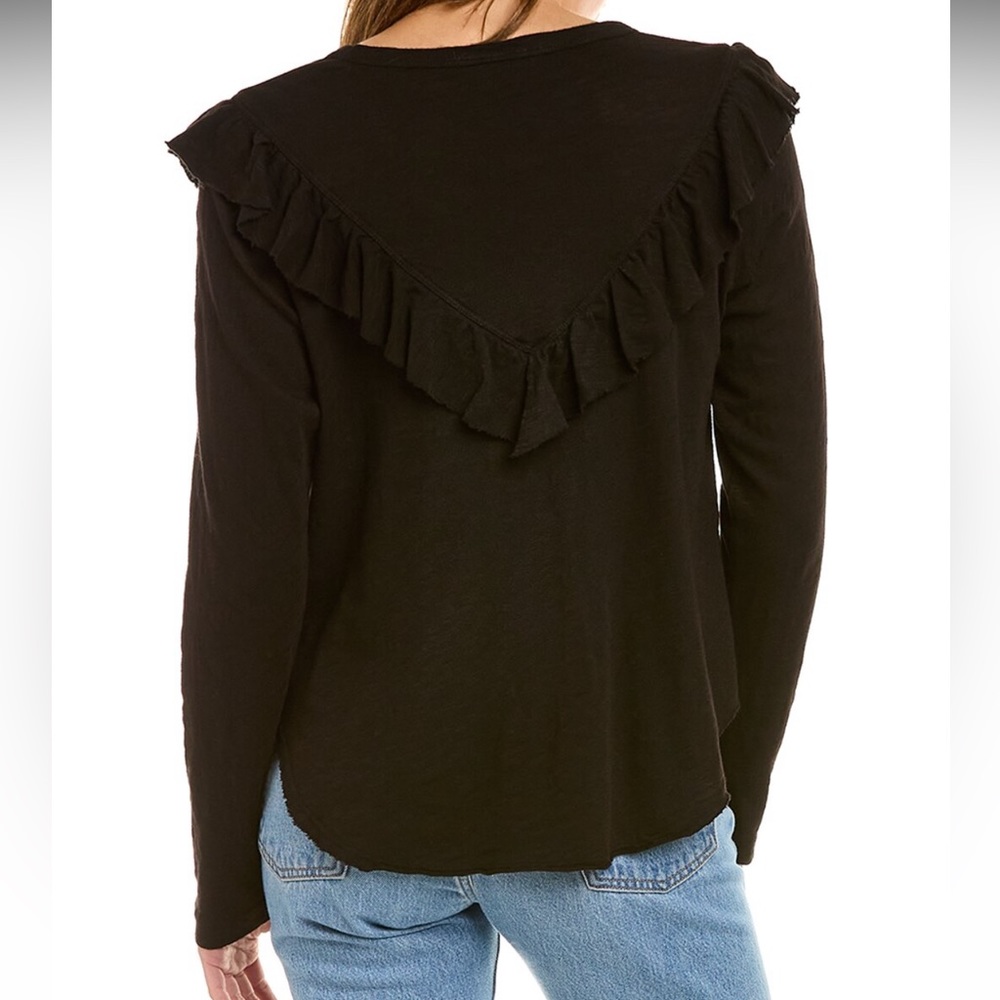 WILT Ruffle Trim T-Shirt - Picture 2 of 3